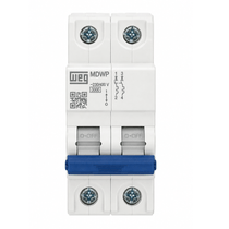 Disjuntor Mini Bipolar 40A 220/400VCA C 5KA Mdwp Mdwpc402 Weg