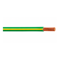 Cabo Flexível 750V 70G Pvc 6MM2 Amarela/Verde Superastic Flex Prysmian