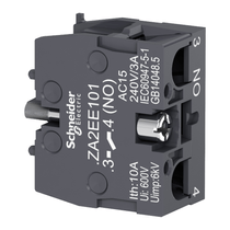 Bloco Contato Preto 1NA 240V Harmony ZA2EE101 Schneider