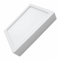 Luminária LED Plafon Sobrepor Quadrada Branca 24W 4000K 1440Lm 105Gr SuperLED 03213B Ourolux