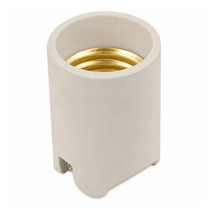 Soquete Encaixe Lâmpada Simples Porcelana E27 4001 Foxlux