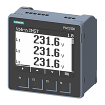 Medidor de Energia Trifásico 1-5A 100-250V 2 Entradas/Saídas Sentron 7KM31200BA011DA0 Siemens
